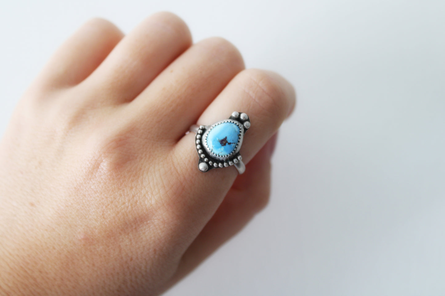 Golden Hills Turquoise Ring-size 9