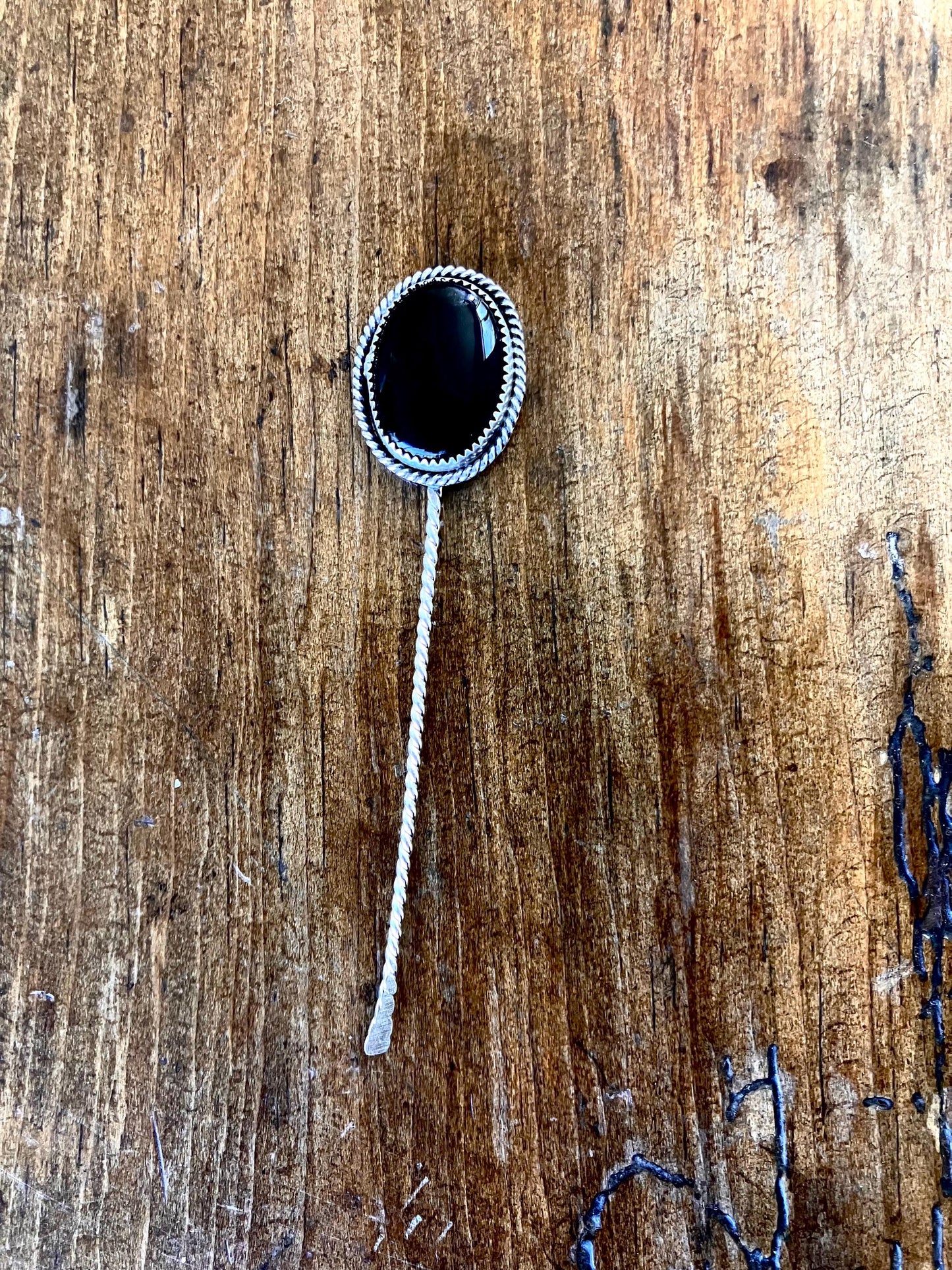 Onyx Hat Pin