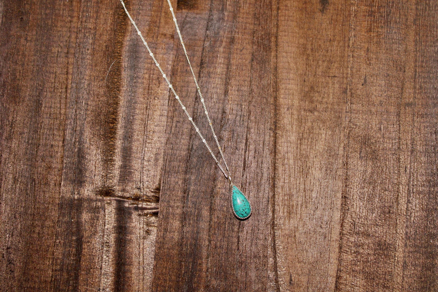 Sterling Silver Turquoise Necklace
