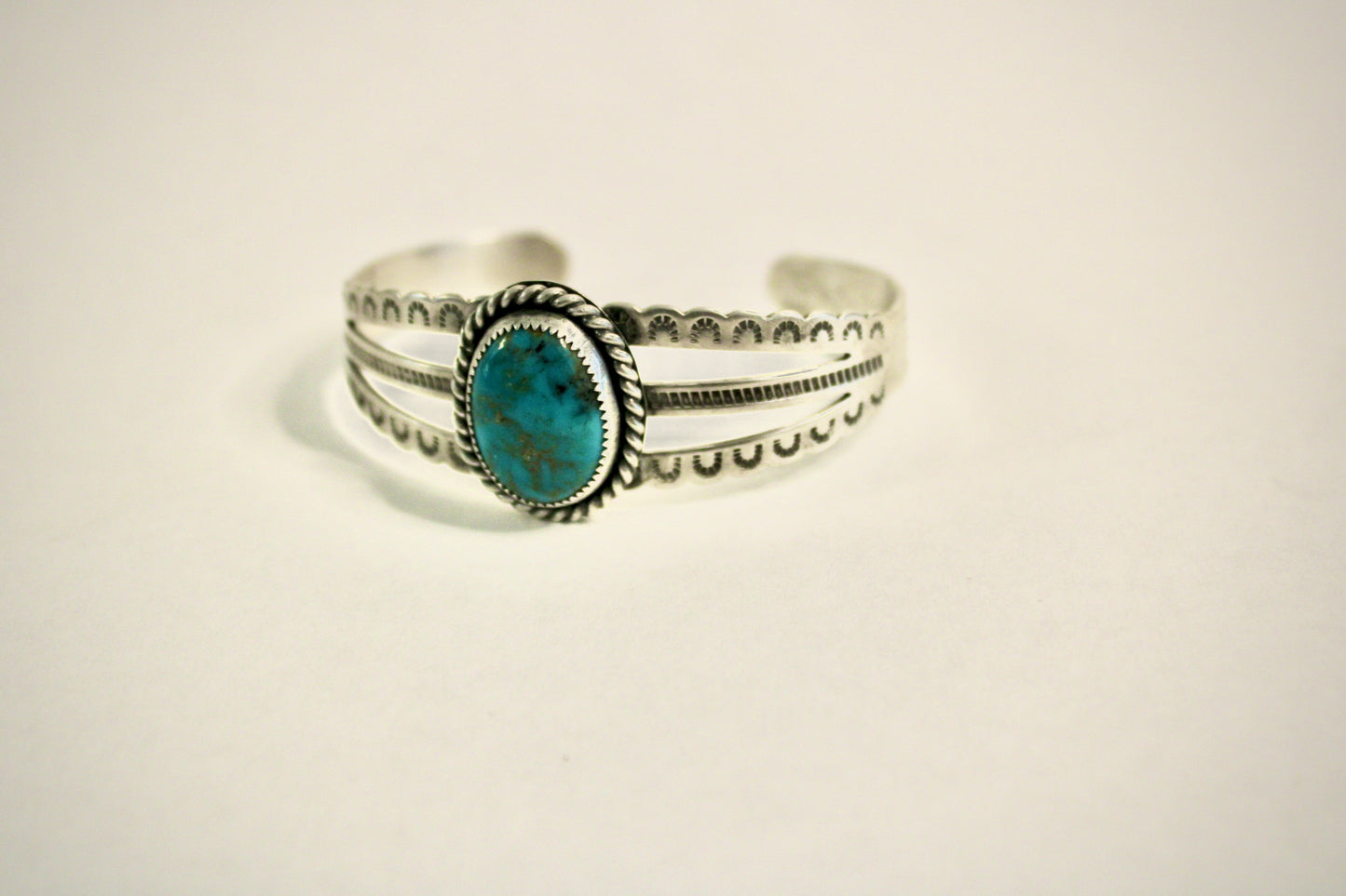 Royston Stamped Sterling Silver Cuff