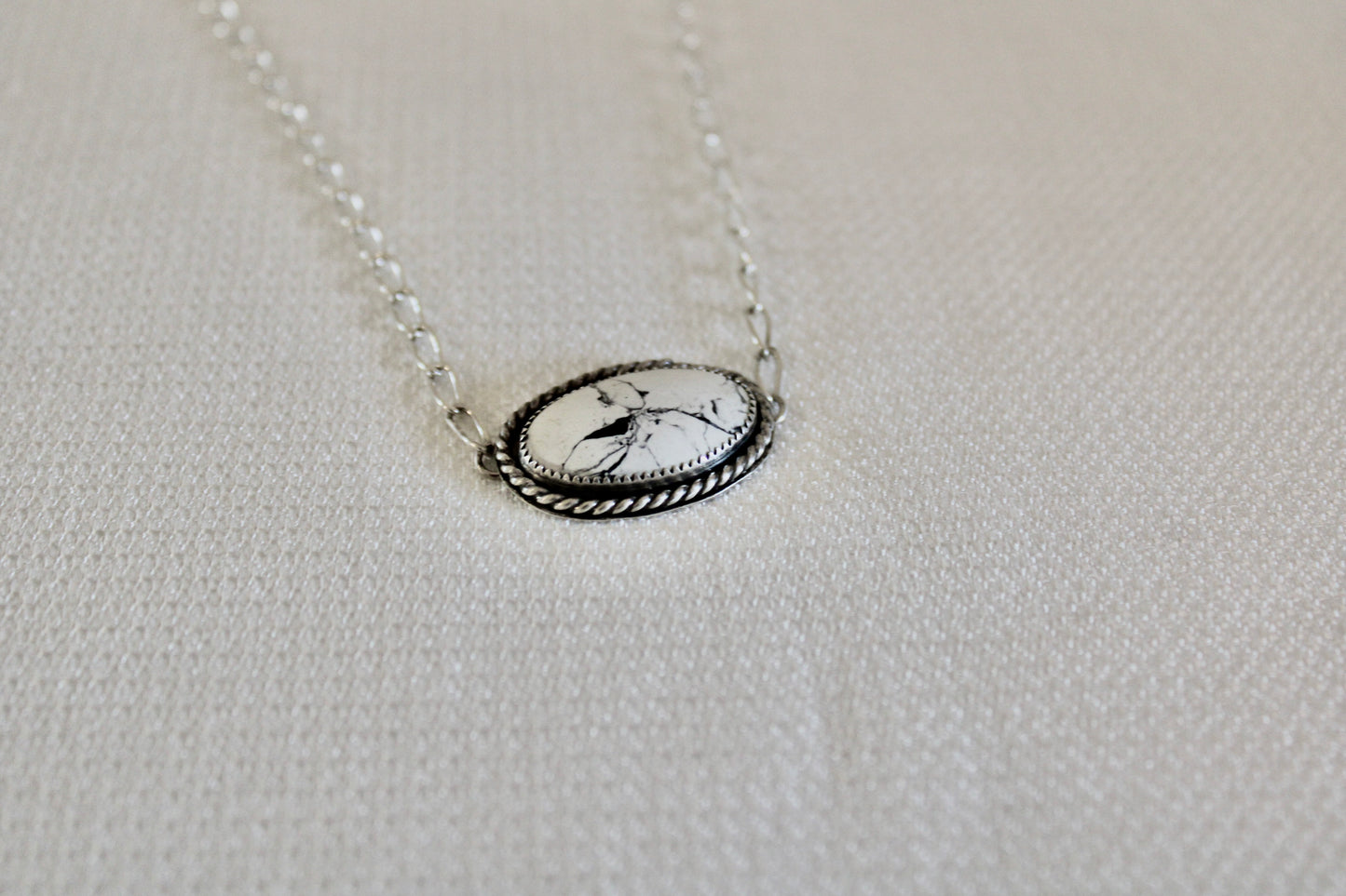 White Bison Choker Necklace