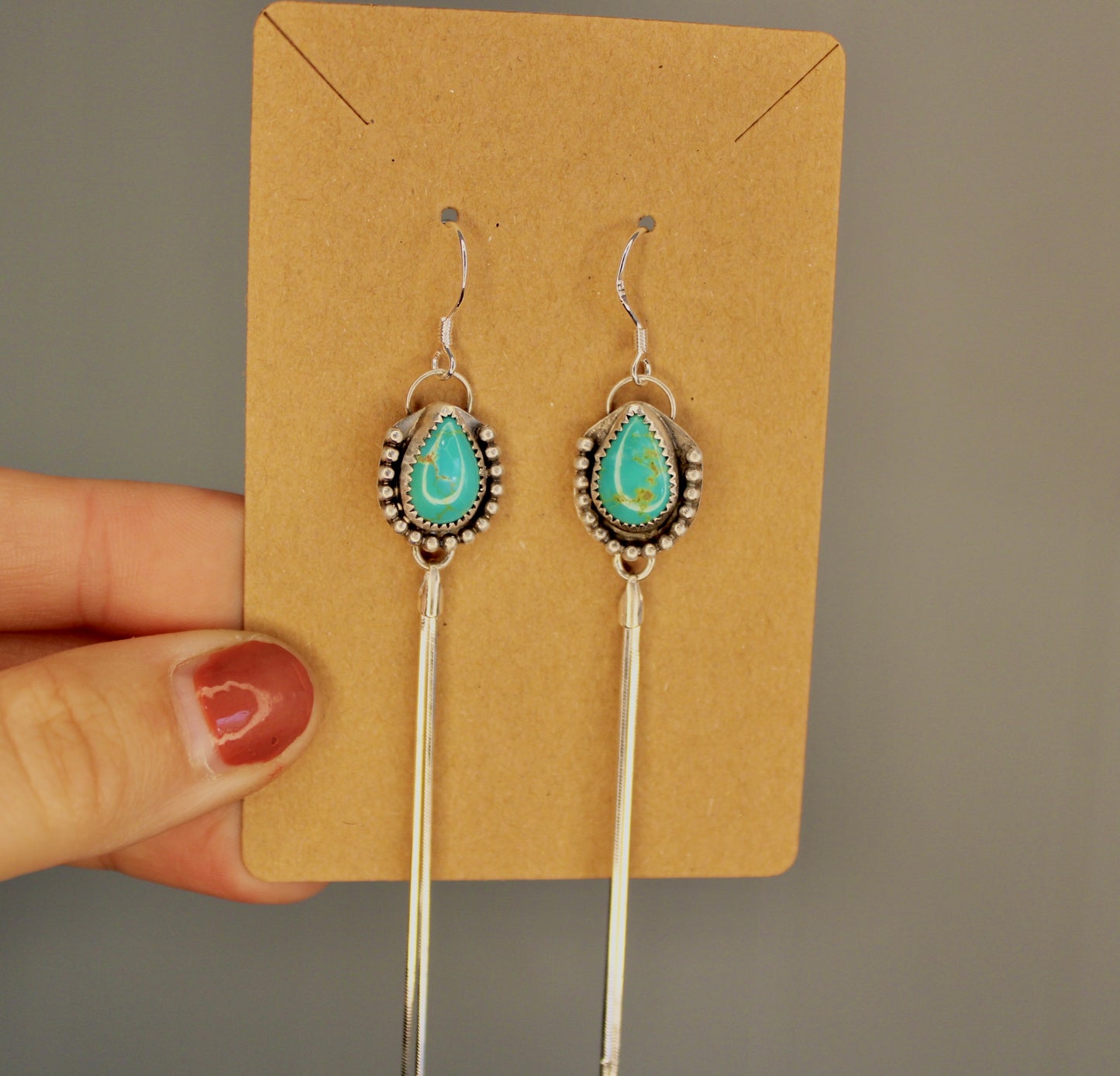 Sonoran Turquoise Duster Earrings