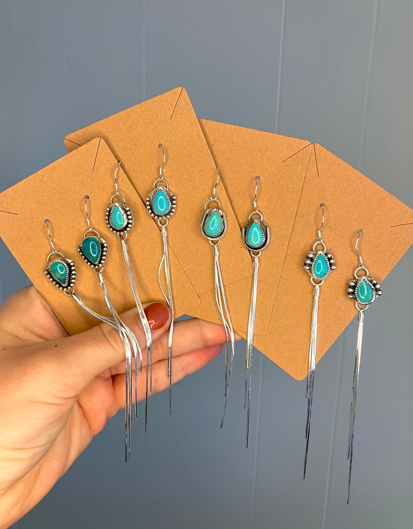 Sonoran Turquoise Duster Earrings