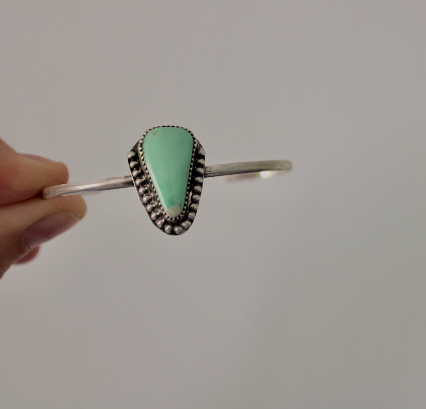 Lucin Variscite Sterling Silver Cuff
