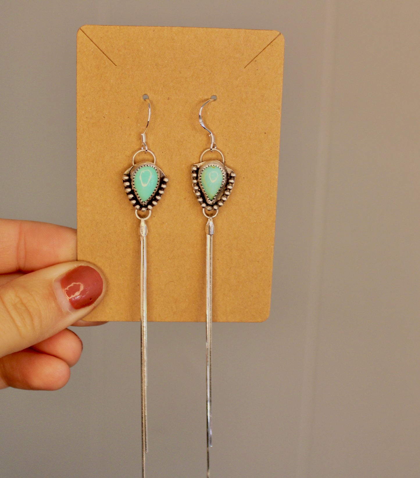Sonoran Turquoise Duster Earrings
