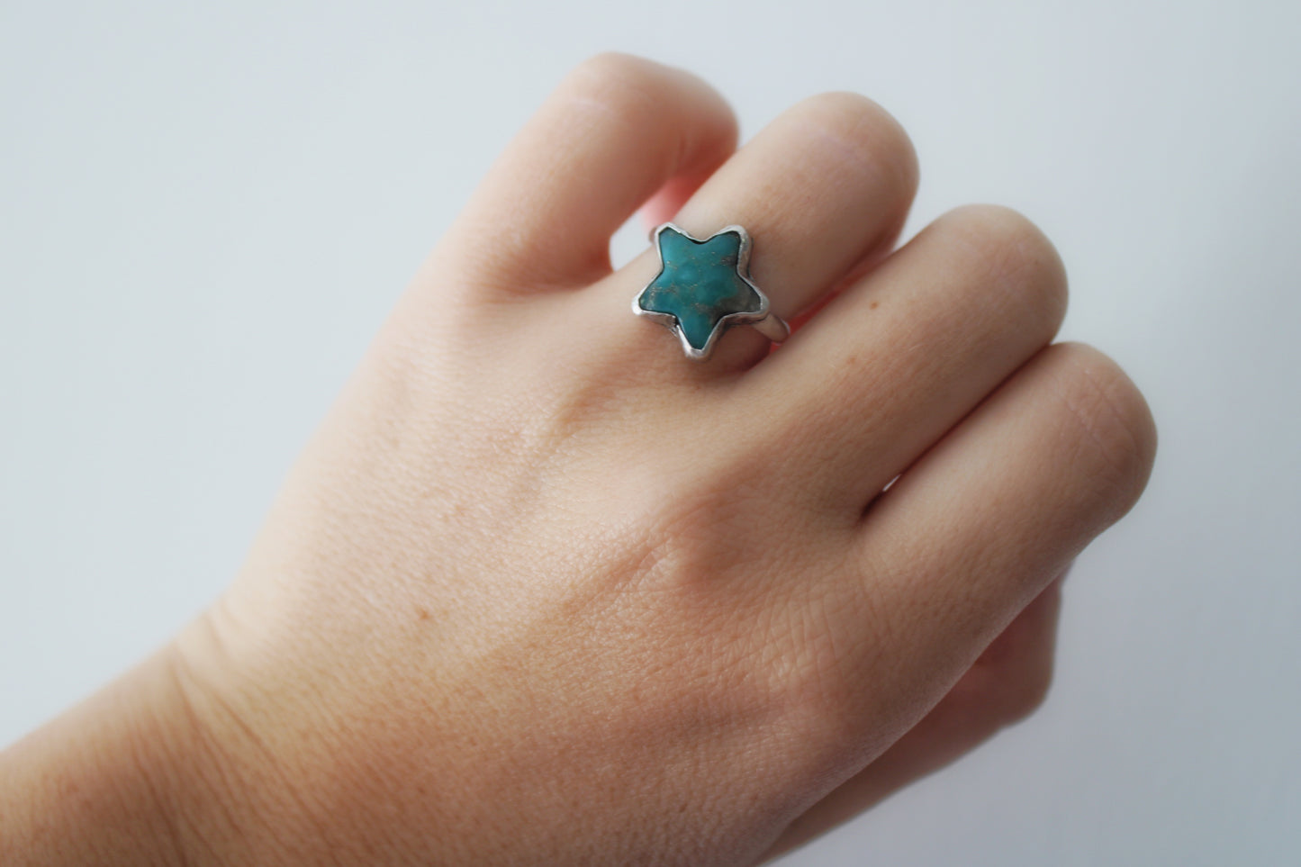 Campitos Turquoise Star Ring-Size 5.5