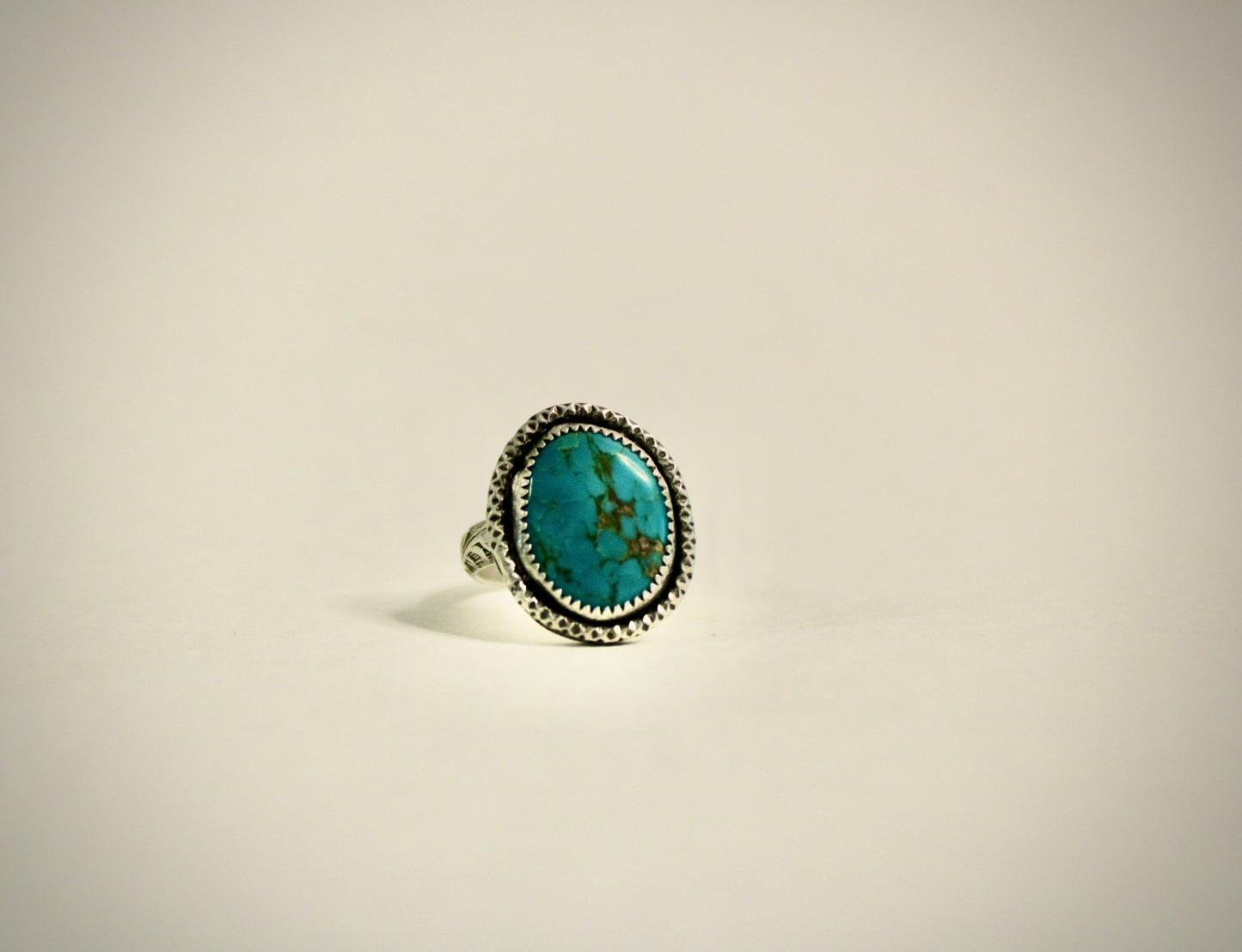 Size 6-Sonoran Turquoise Sterling Floral Ring