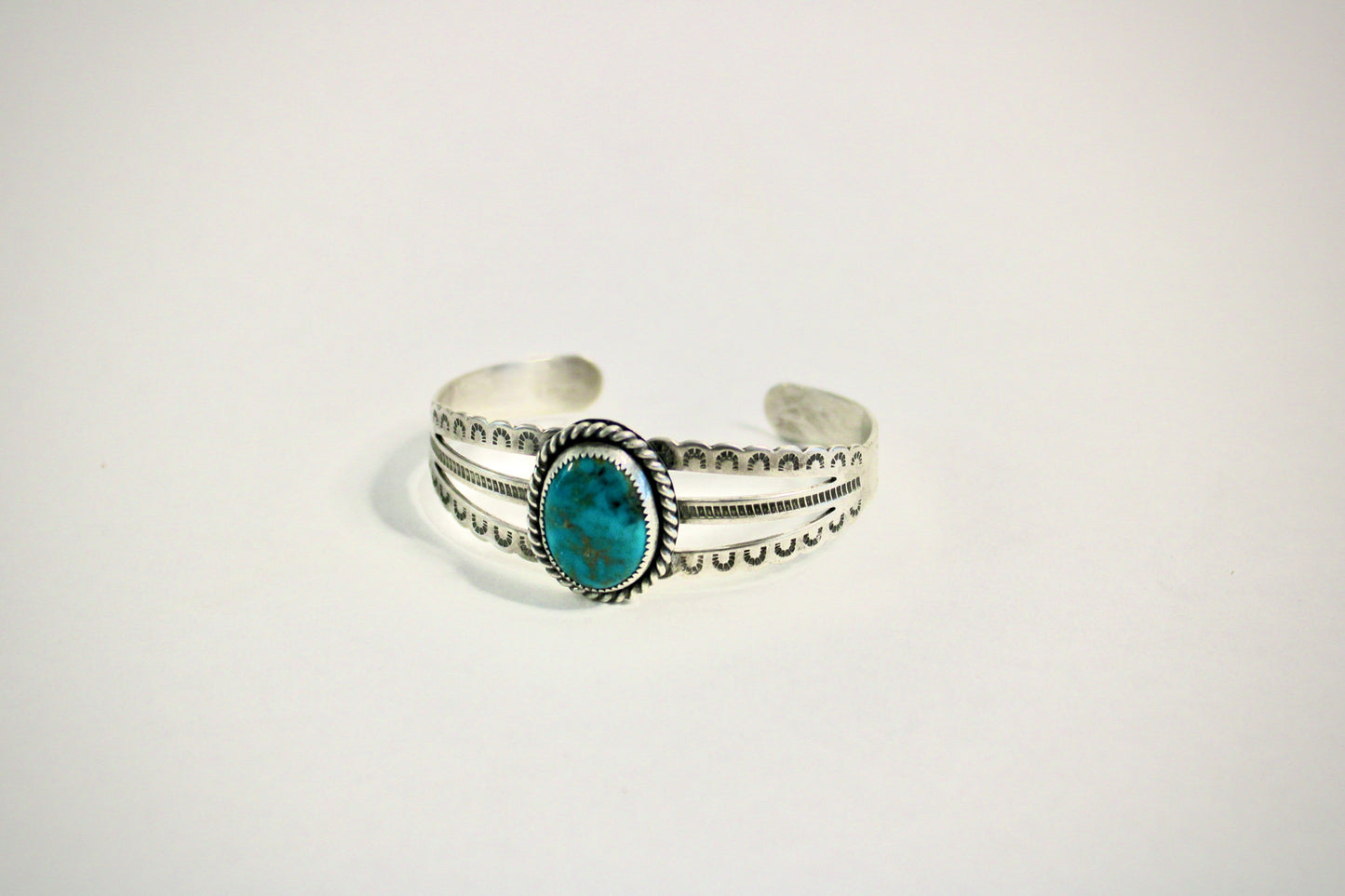 Royston Stamped Sterling Silver Cuff