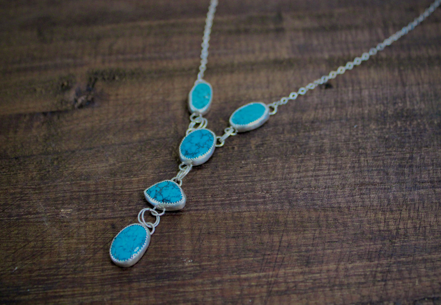 Turquoise Lariat Necklace