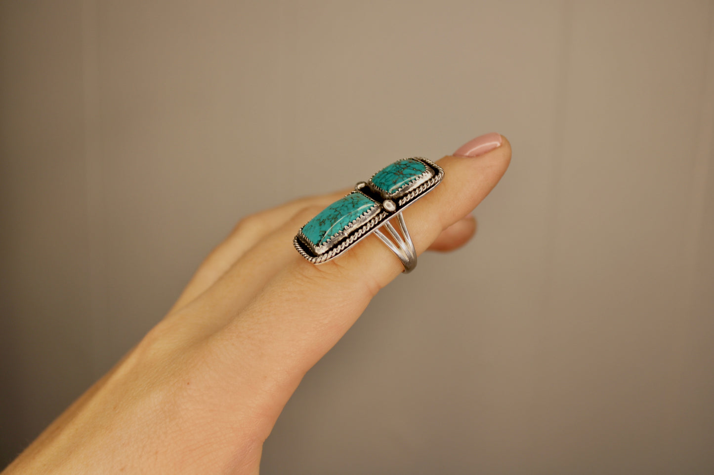 Size 6.5 Sterling Silver Turquoise Ring