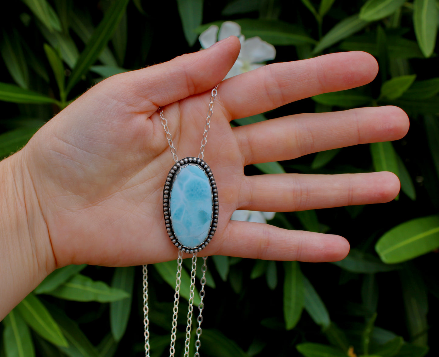 Larimar Bolo Necklace