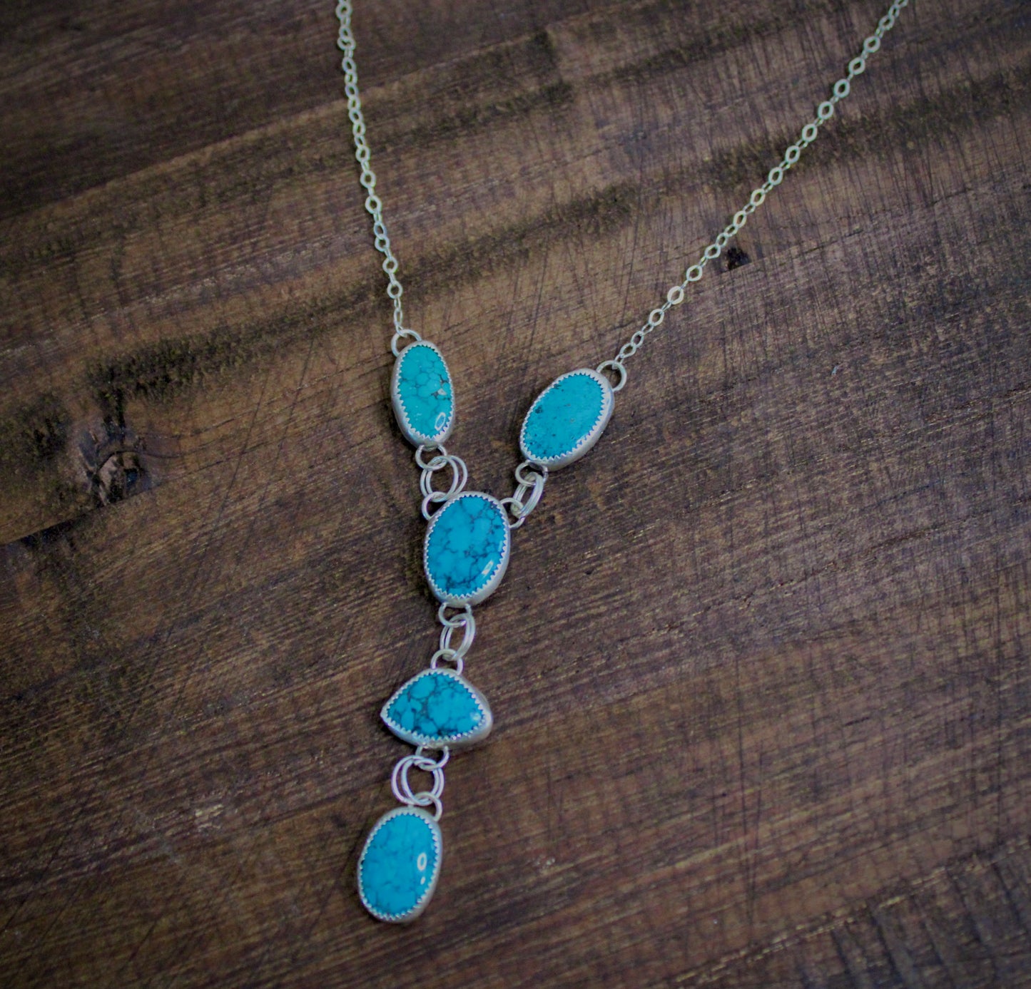 Turquoise Lariat Necklace