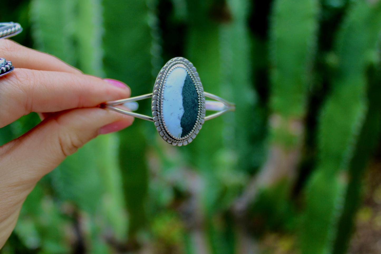 White Buffalo Turquoise Cuff
