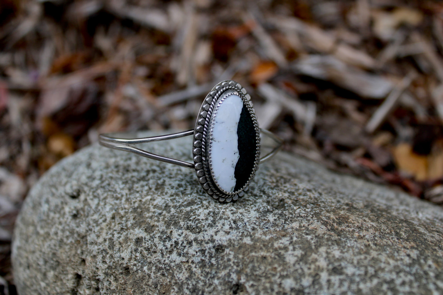 White Buffalo Turquoise Cuff