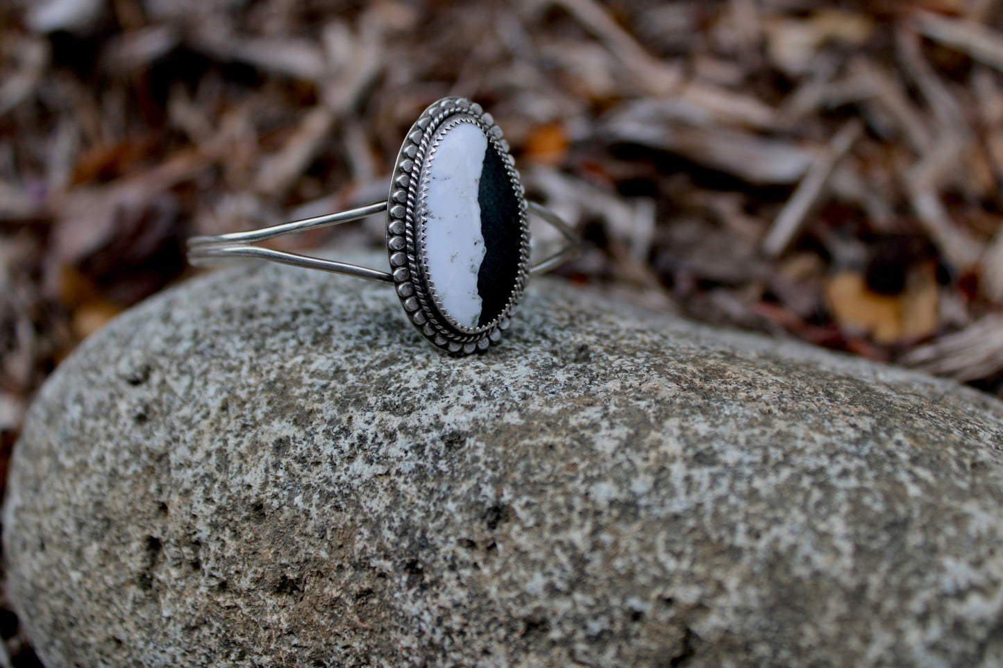 White Buffalo Turquoise Cuff