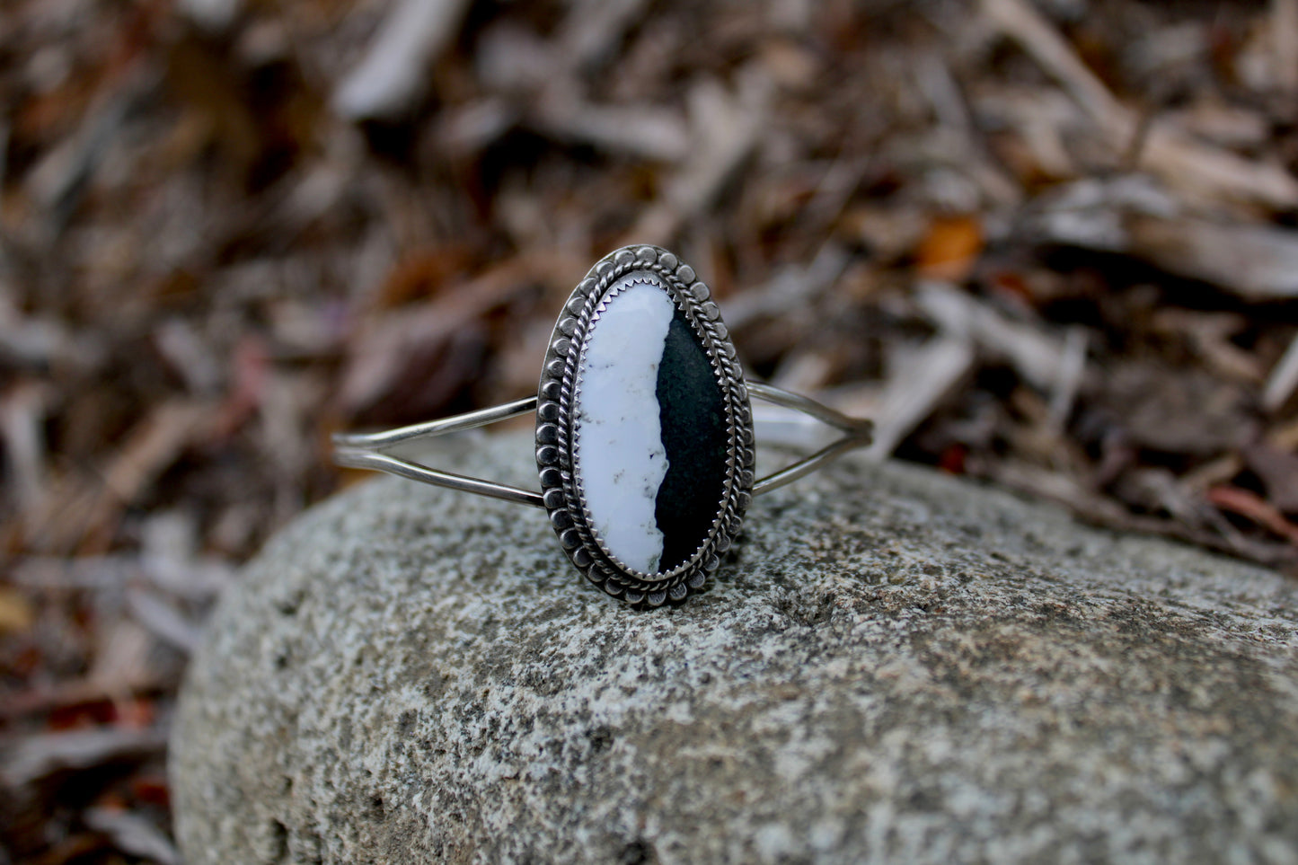White Buffalo Turquoise Cuff