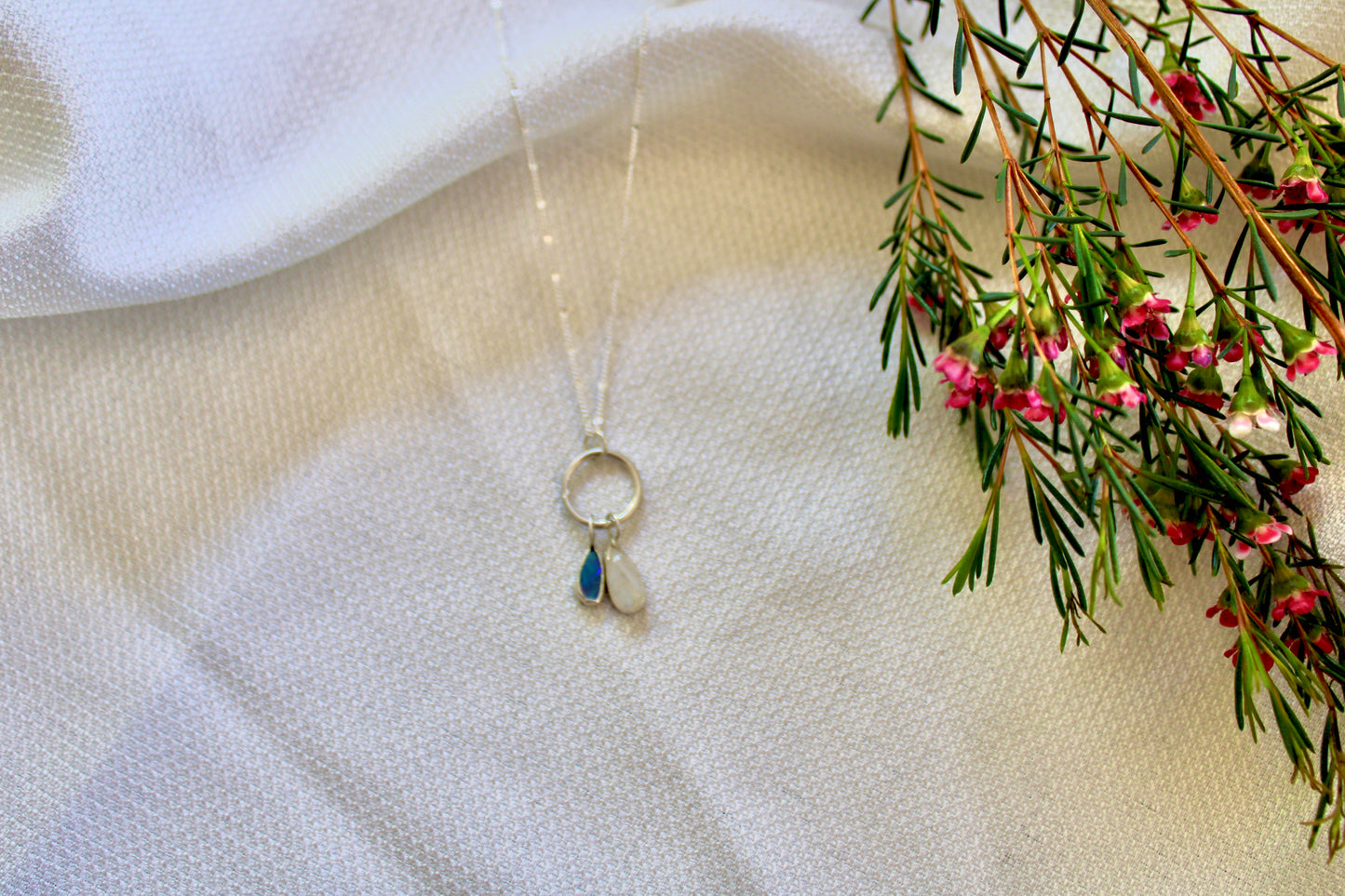 Opal and Moonstone Necklace