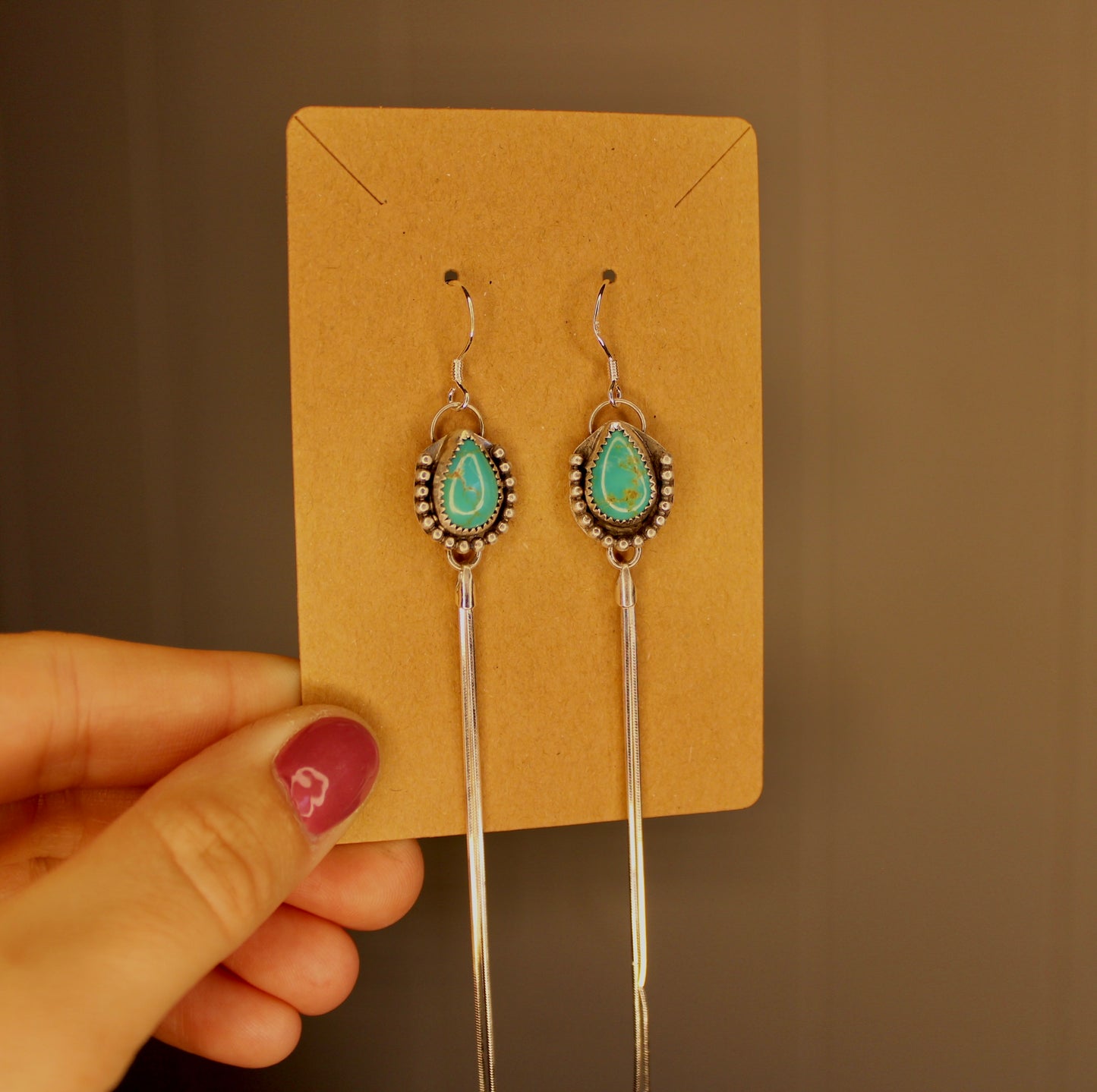 Sonoran Turquoise Duster Earrings
