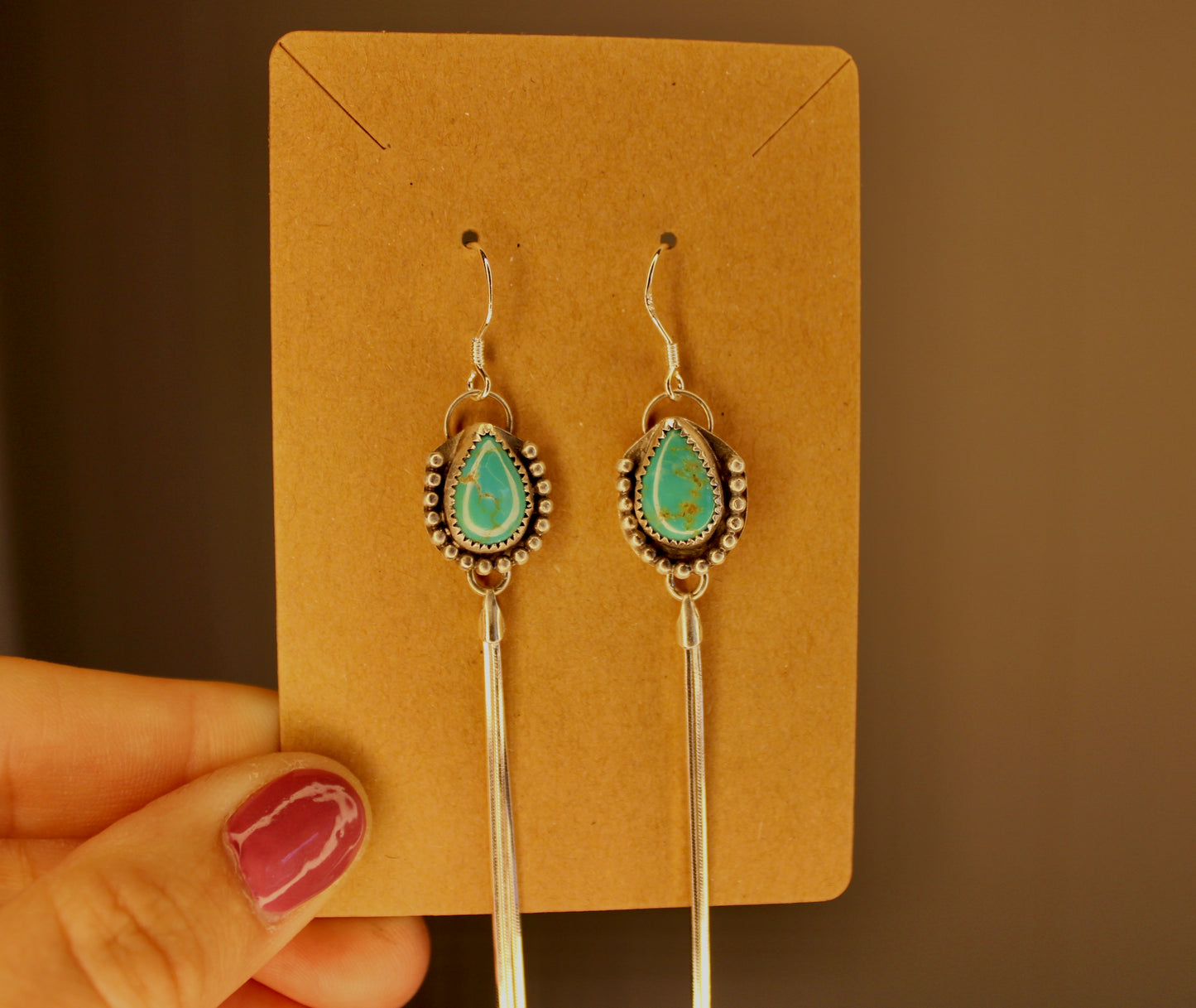 Sonoran Turquoise Duster Earrings