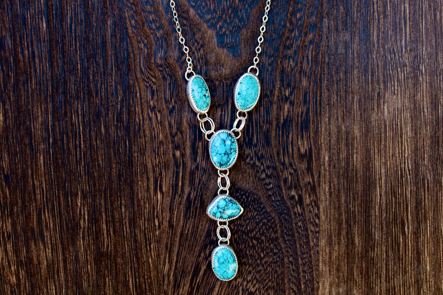 Turquoise Lariat Necklace