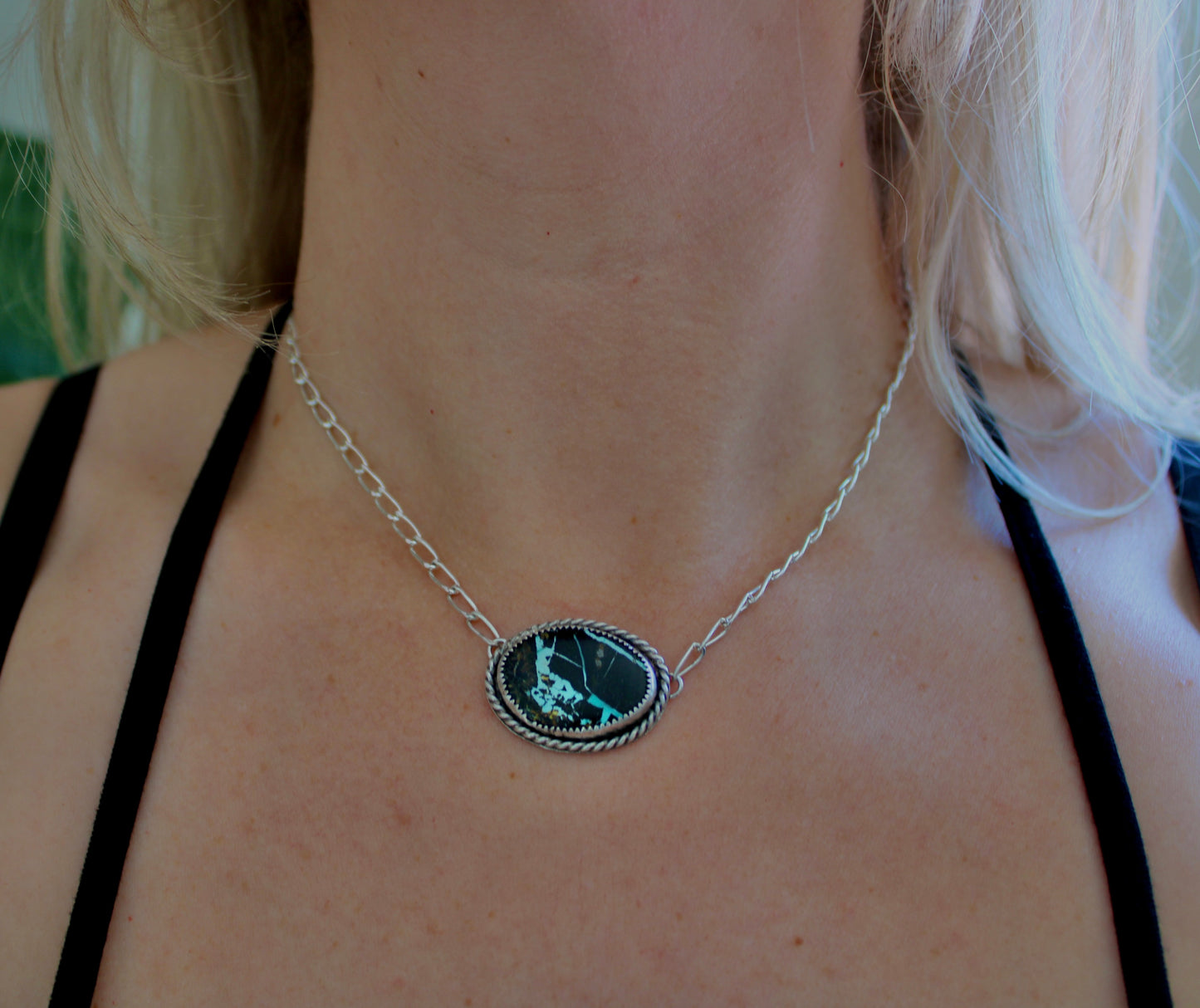 Blackjack Turquoise Necklace