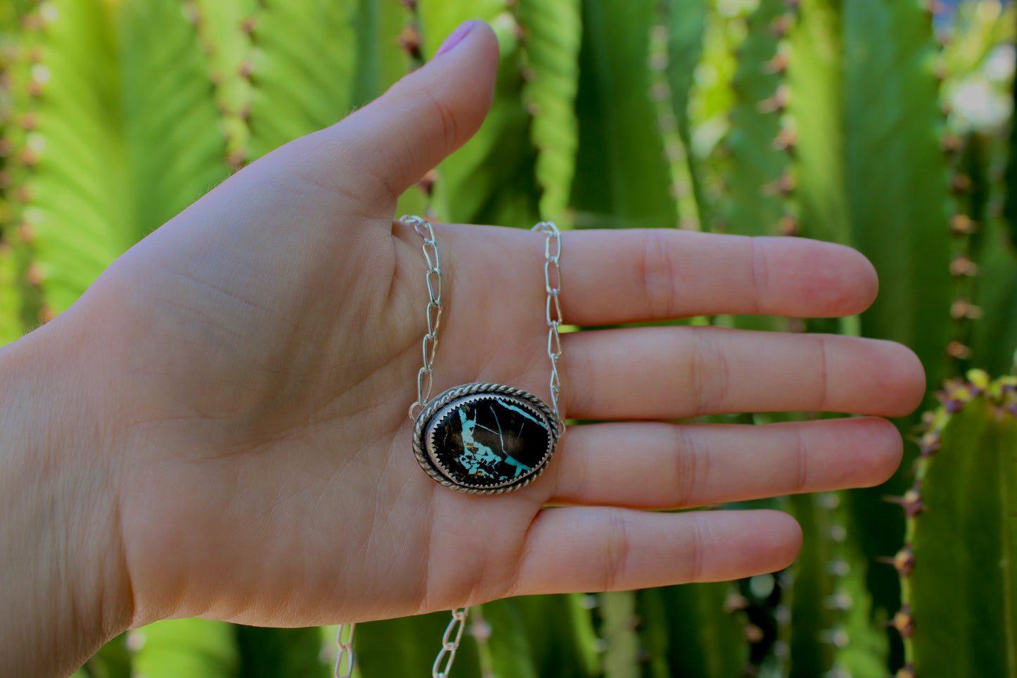 Blackjack Turquoise Necklace