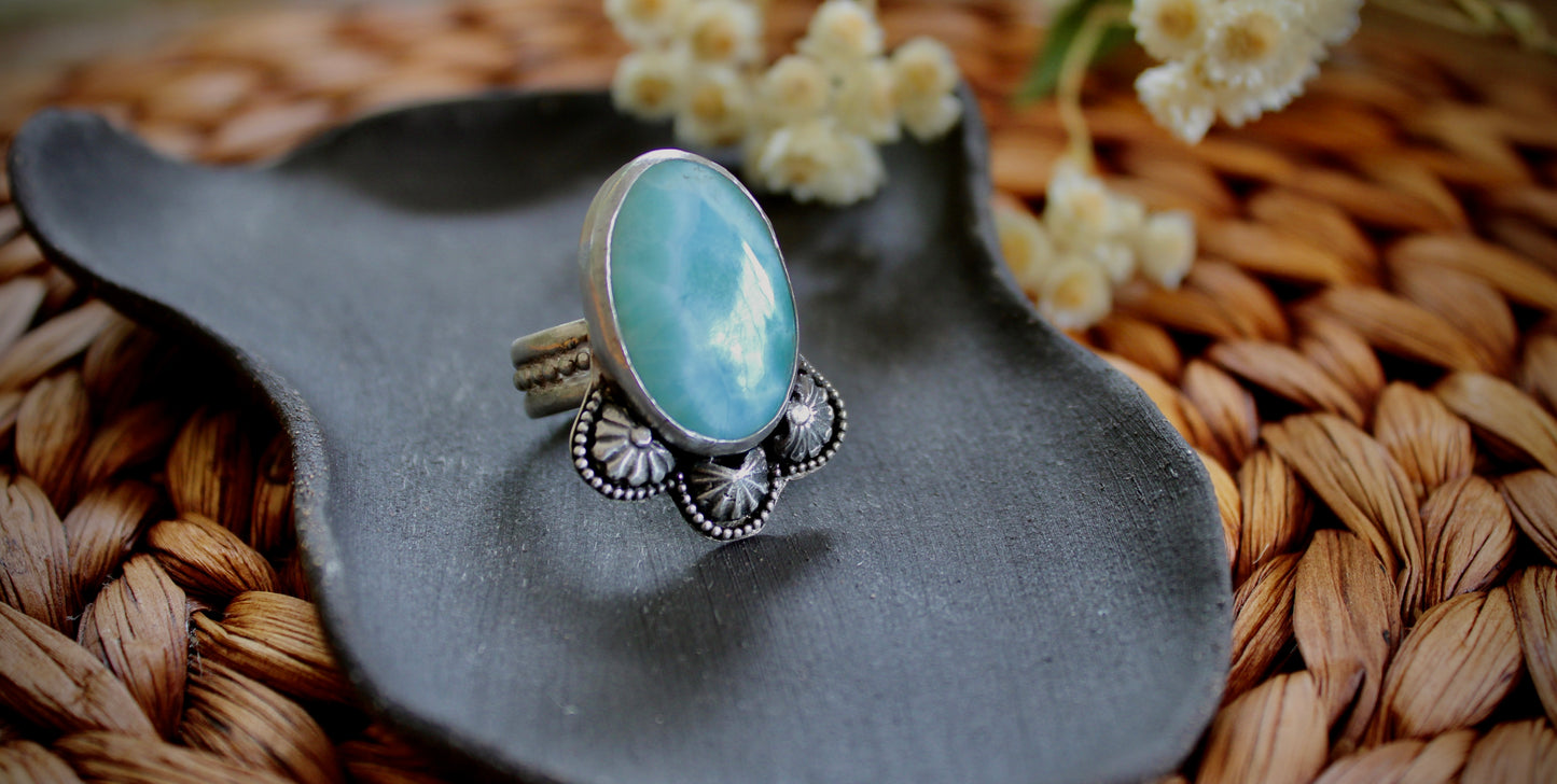Size 10.5 Larimar Ring