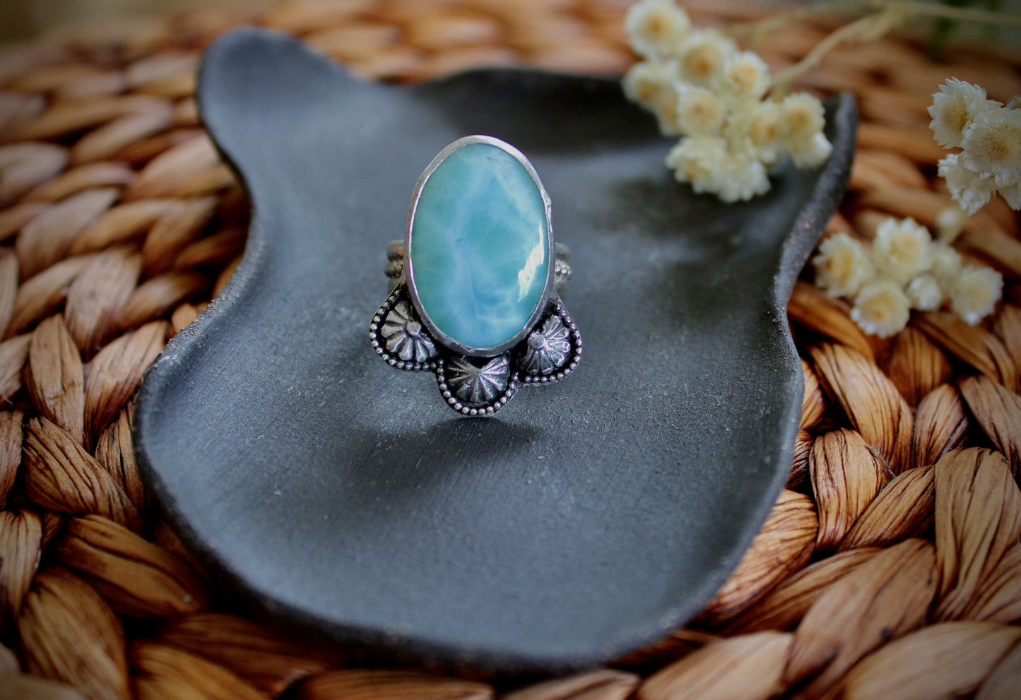 Size 10.5 Larimar Ring