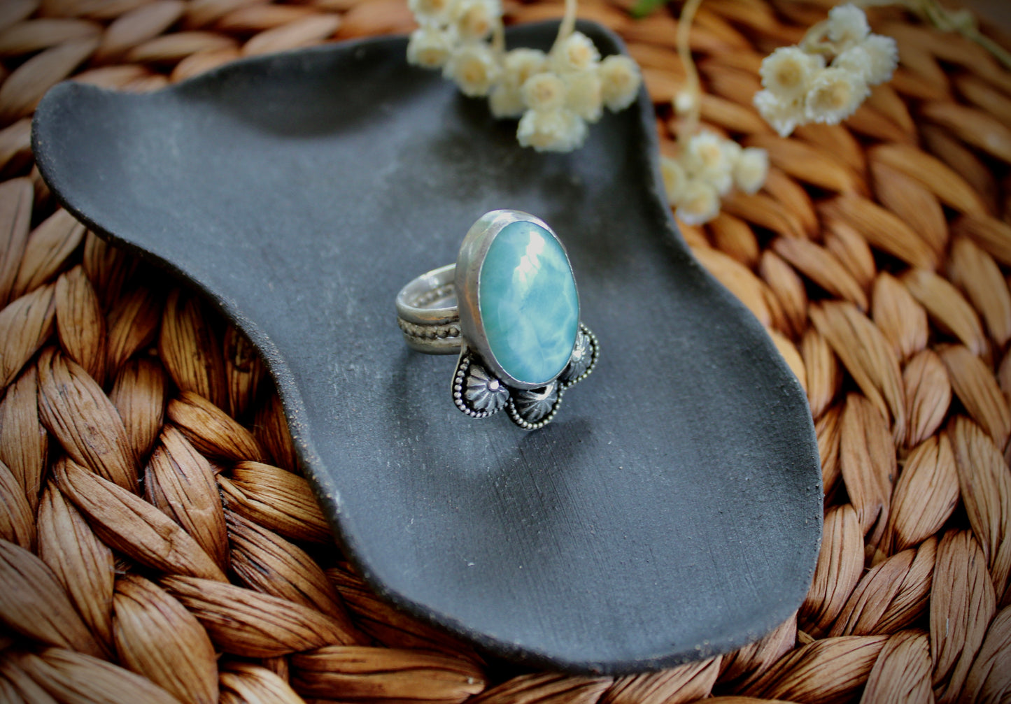 Size 10.5 Larimar Ring