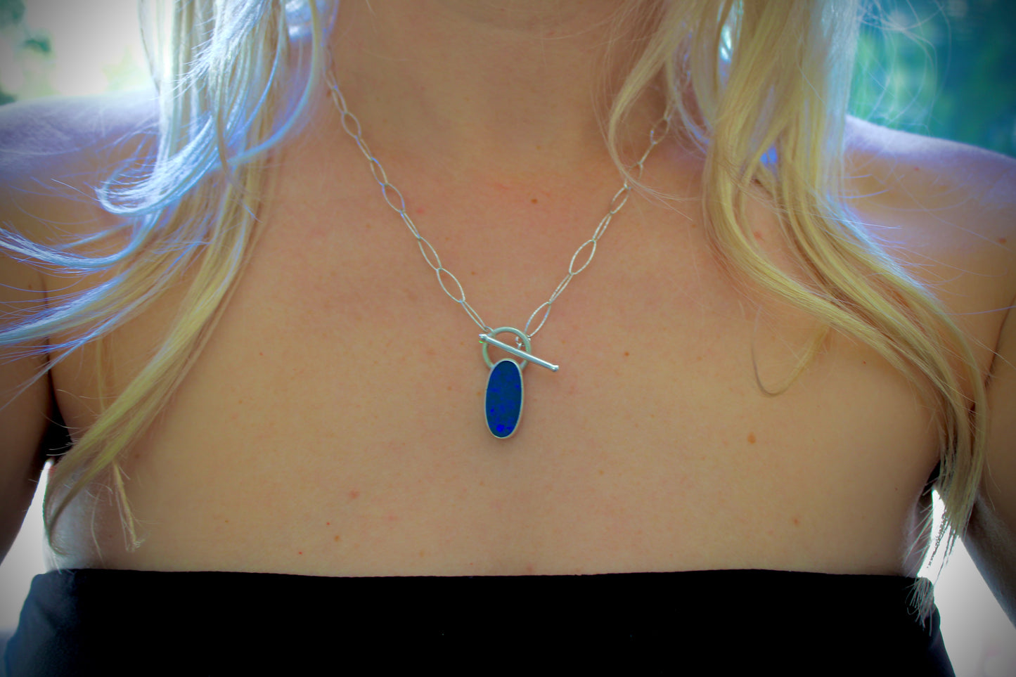 Opal Toggle Necklace