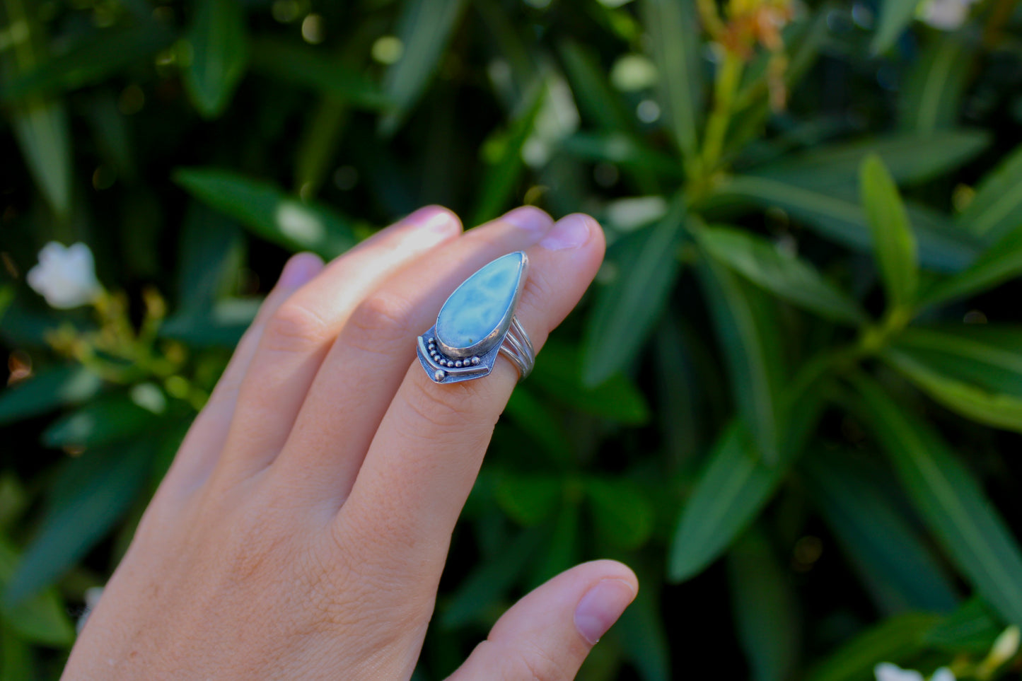 Size 5.5- Larimar Ring