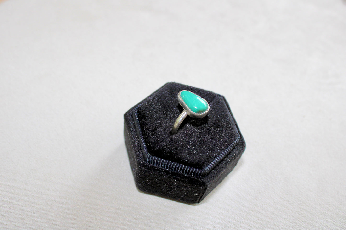 Size 8.5- Turquoise Sterling Silver Ring