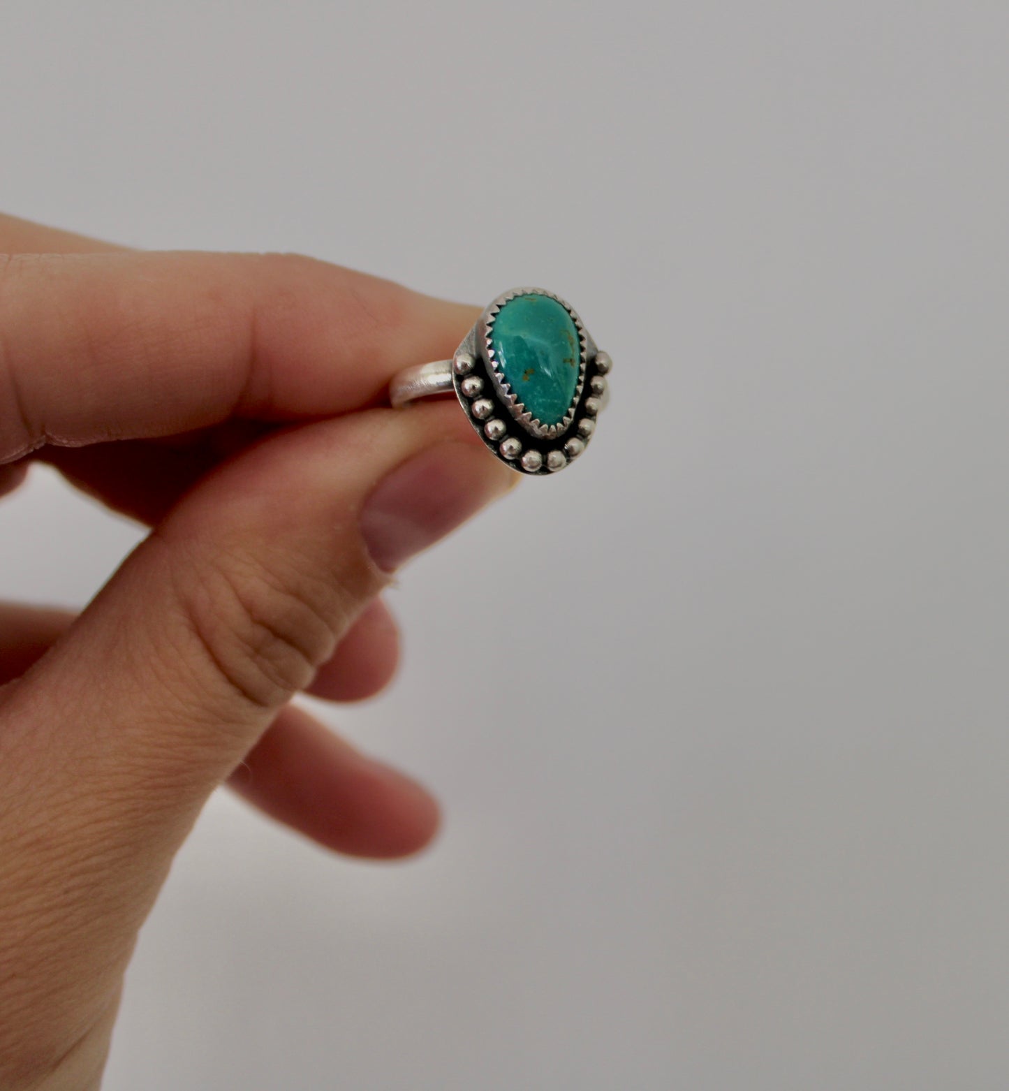 Size 5.5-Sonoran Turquoise Sterling Silver Ring