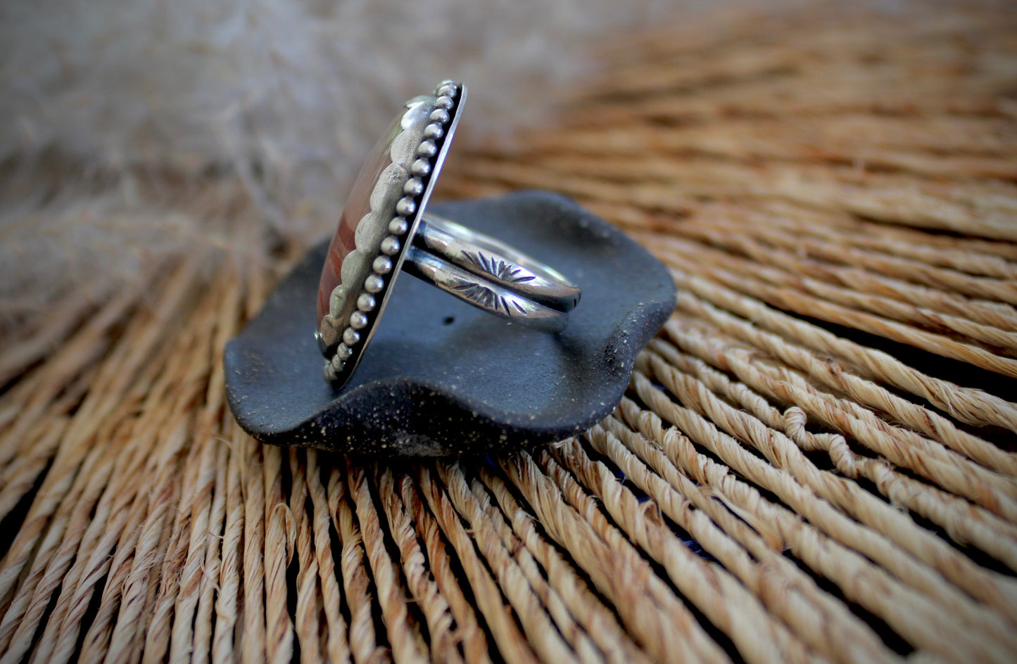 Size 7-Jasper Sterling Silver Ring