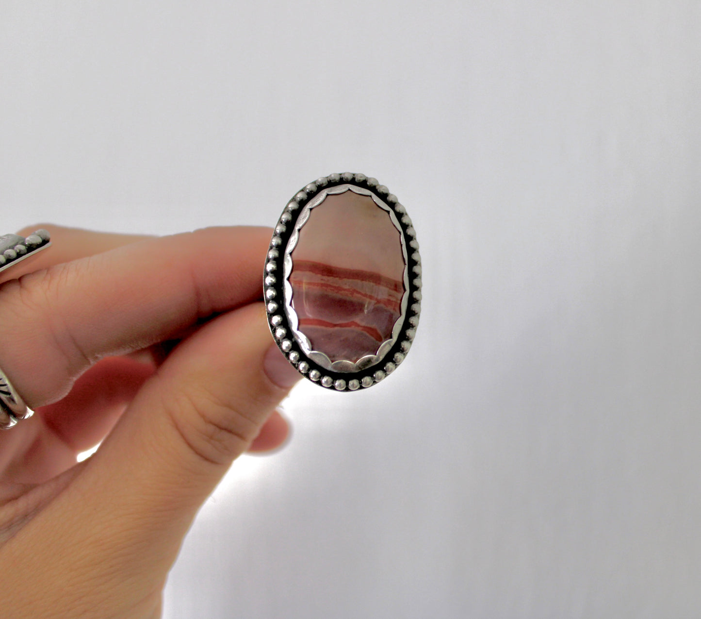 Size 7-Jasper Sterling Silver Ring