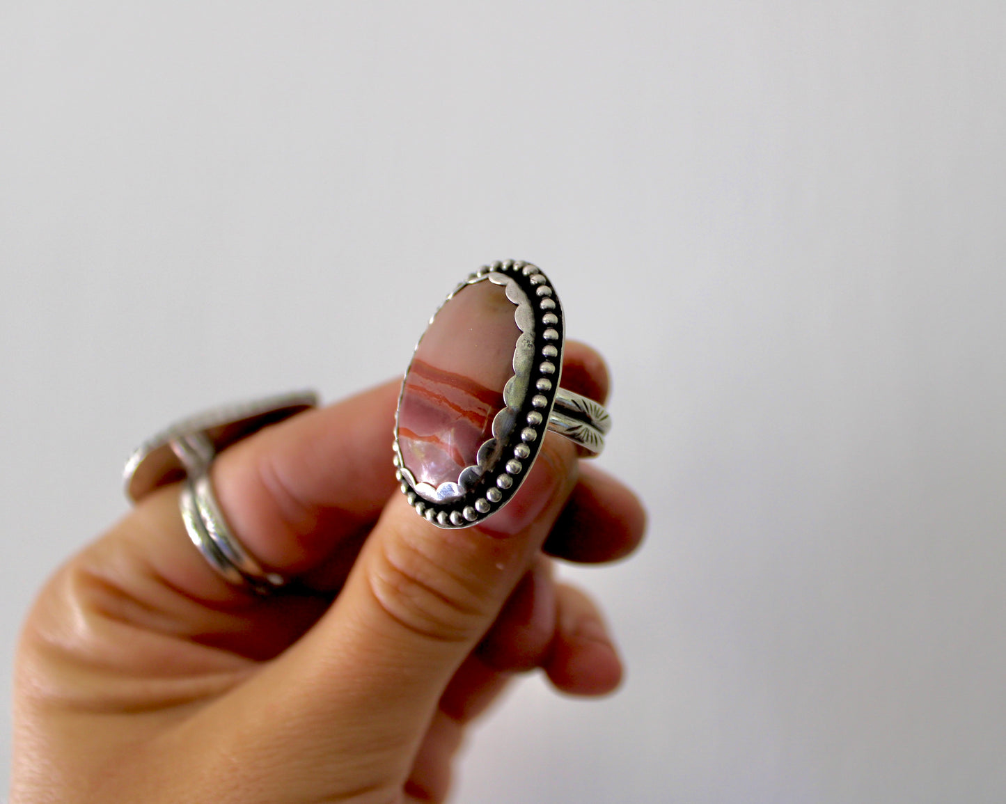 Size 7-Jasper Sterling Silver Ring