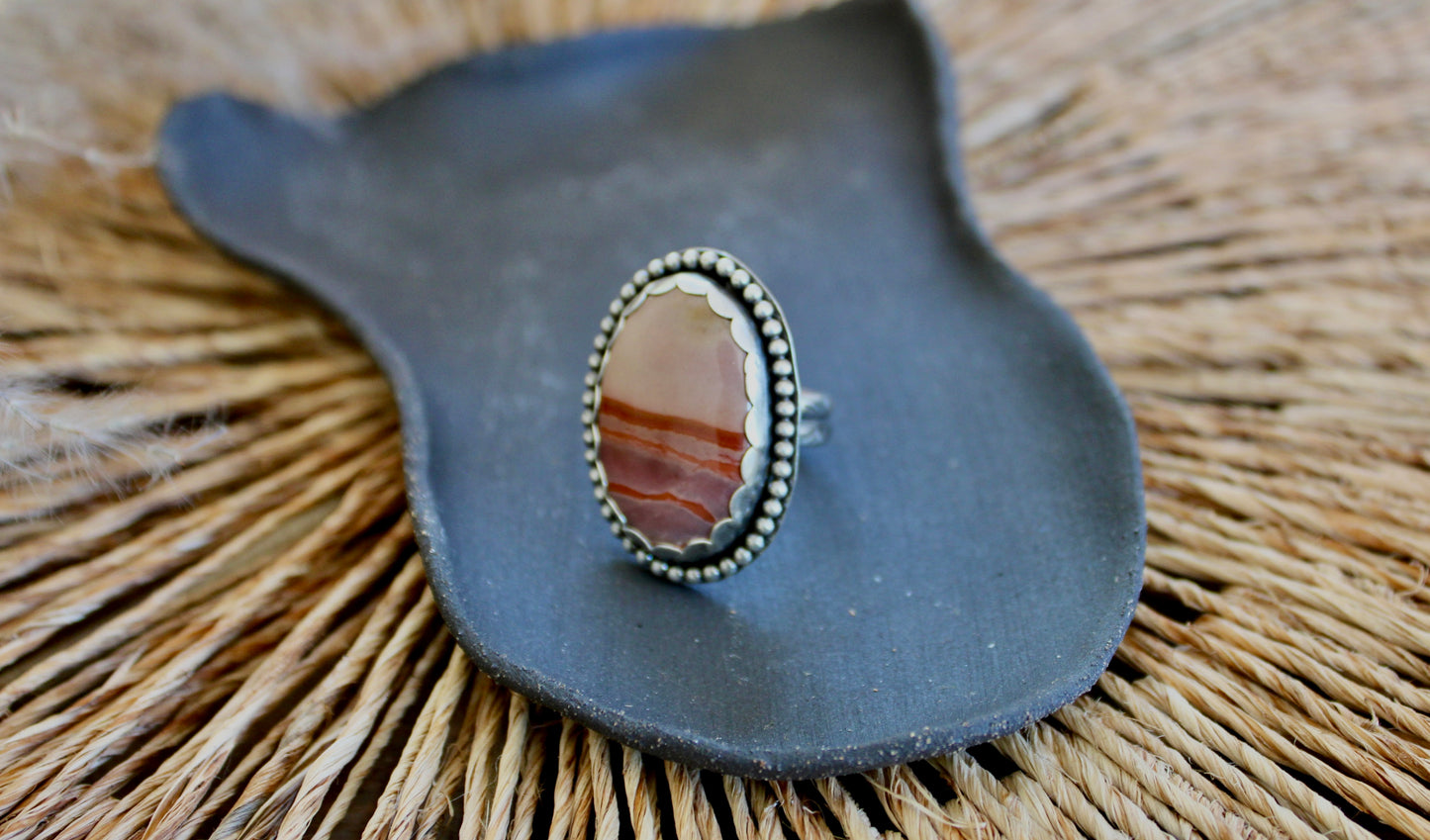 Size 7-Jasper Sterling Silver Ring