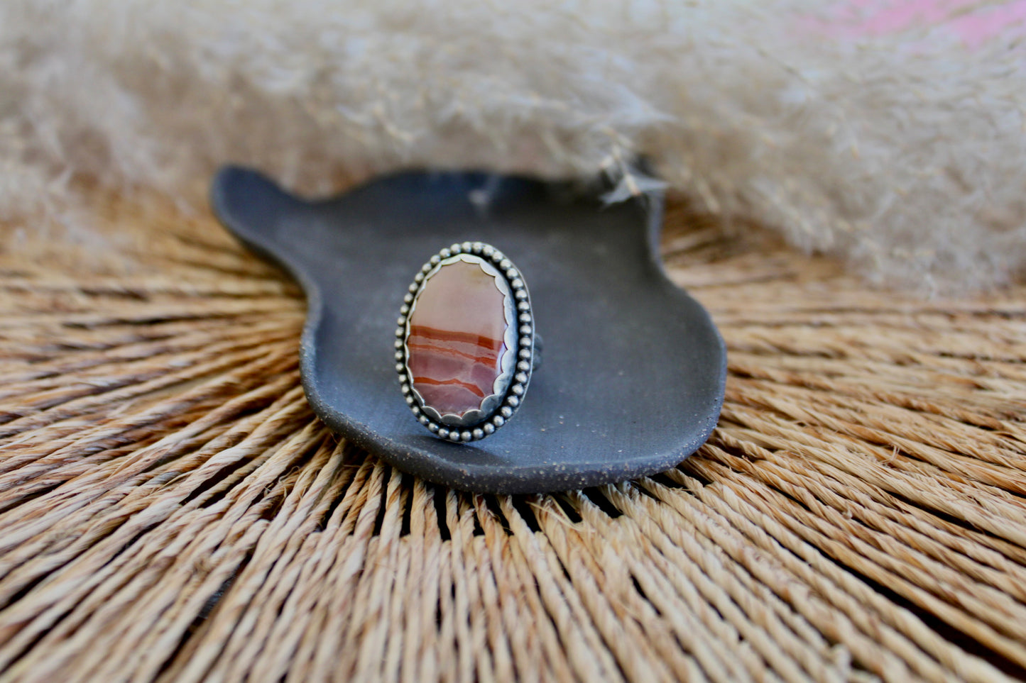 Size 7-Jasper Sterling Silver Ring
