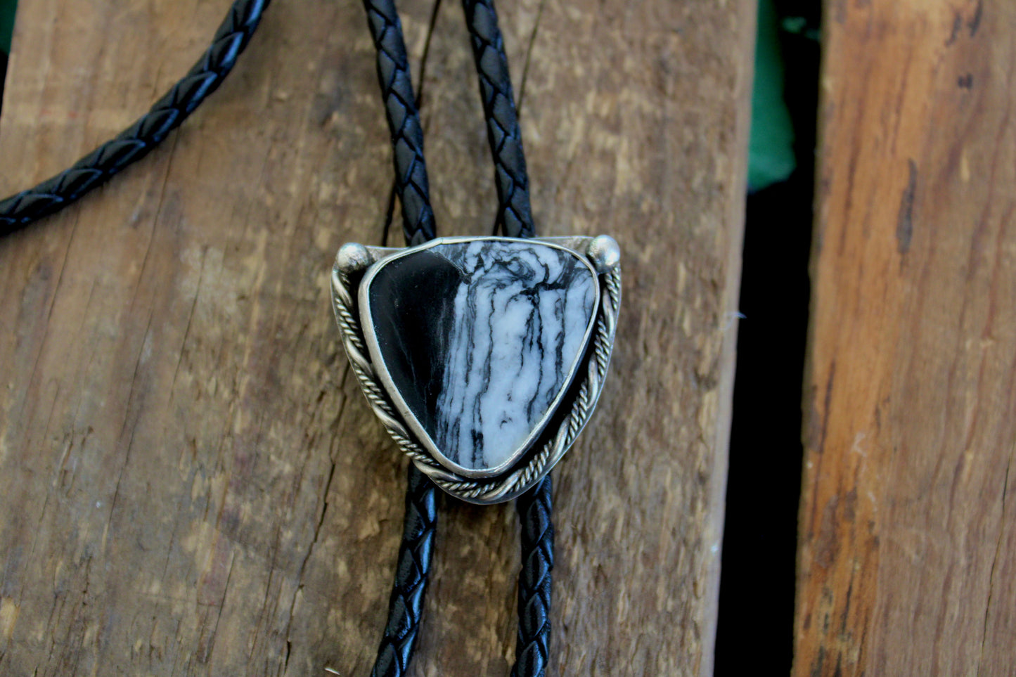 White Buffalo Turquoise Bolo Tie