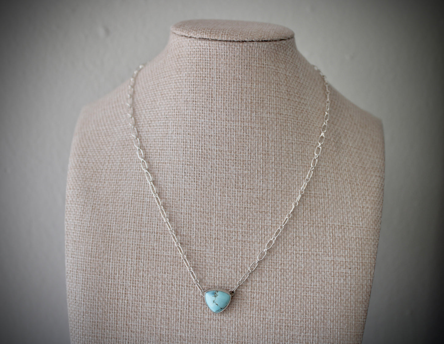 Golden Hills Turquoise Trillion Necklace