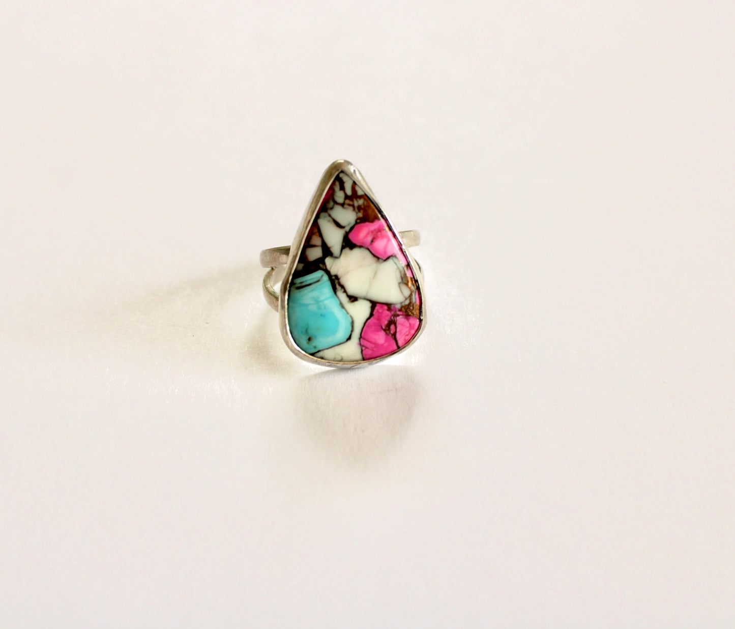 Size 9-Cotton Candy Pink Dahlia Ring