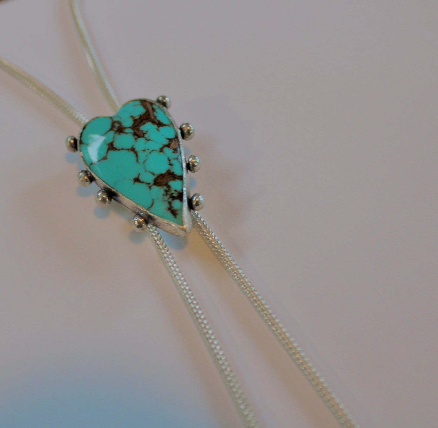 Heart Bolo Necklace