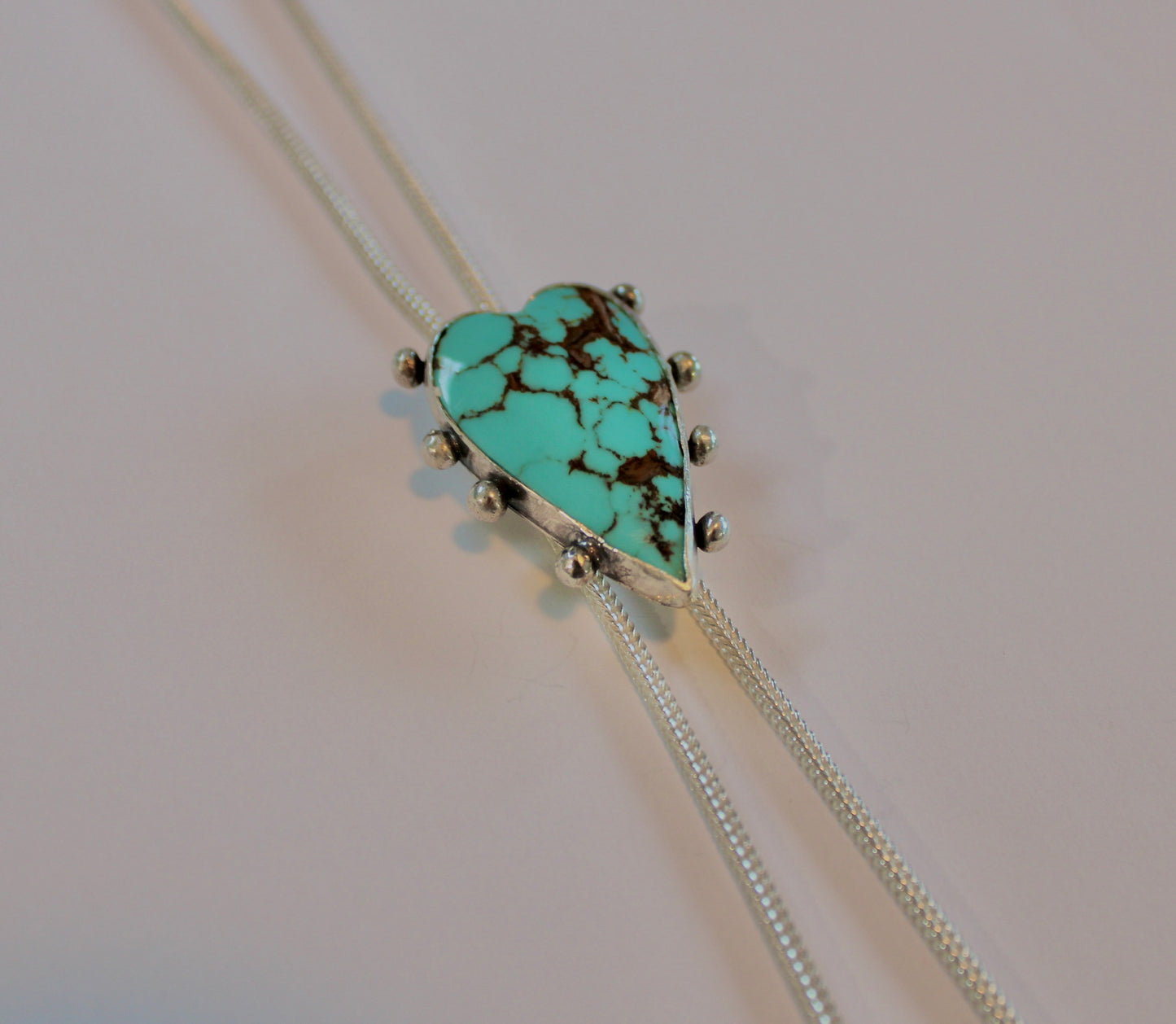 Heart Bolo Necklace