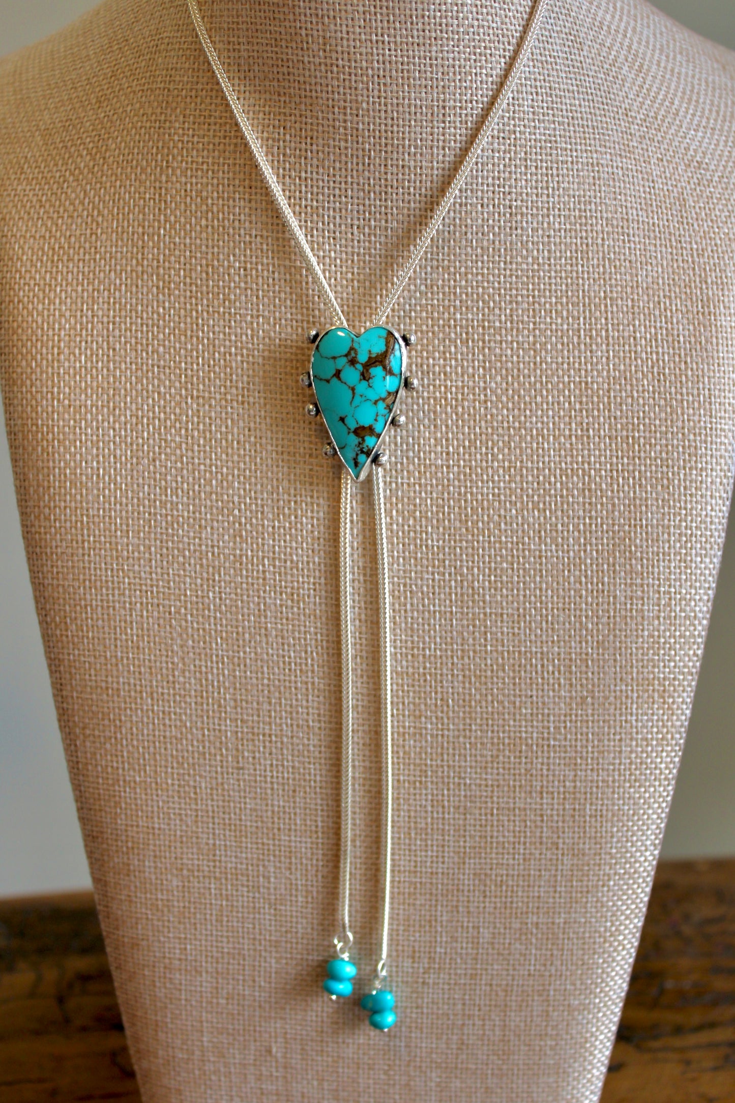 Heart Bolo Necklace
