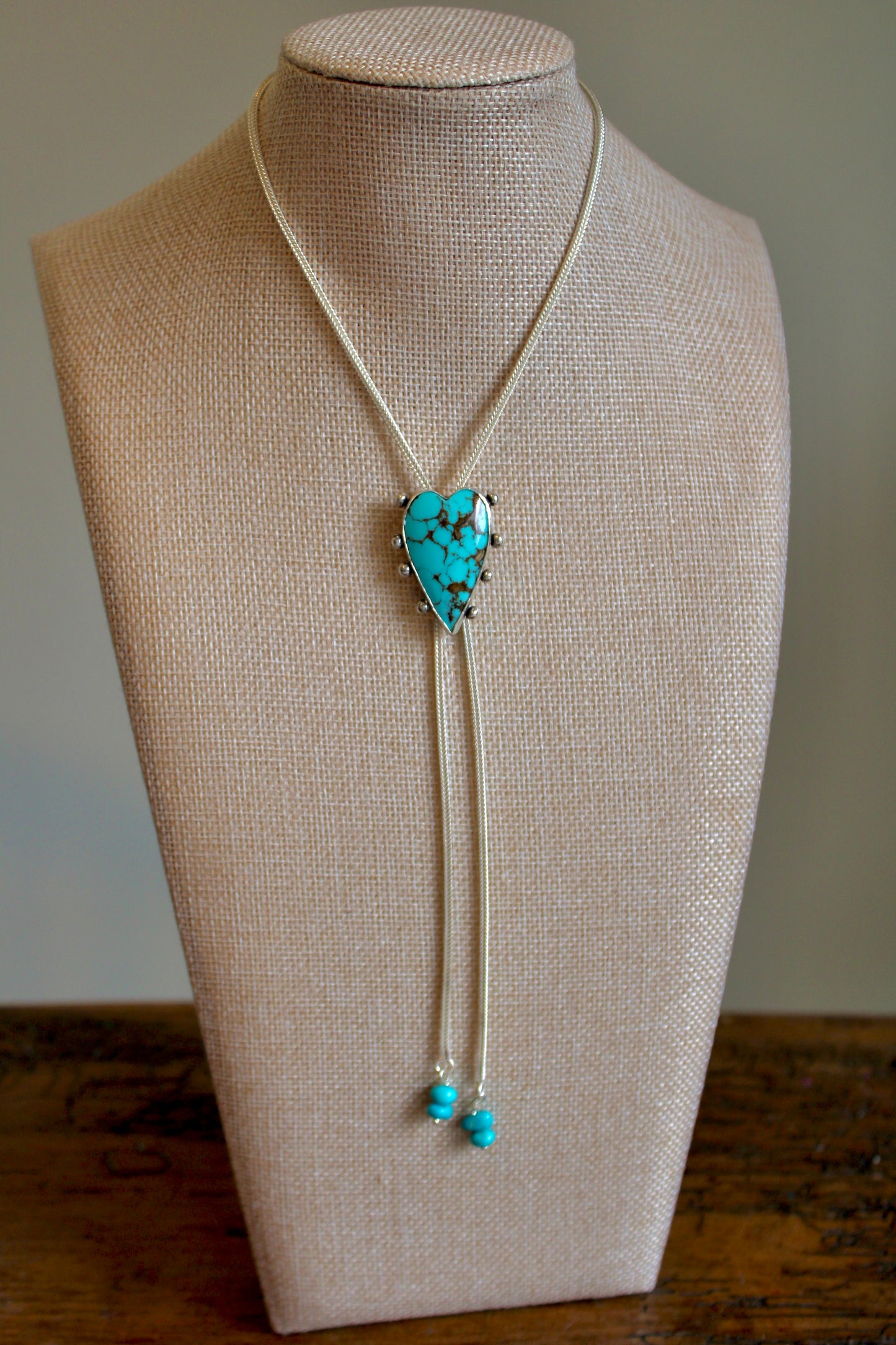 Heart Bolo Necklace