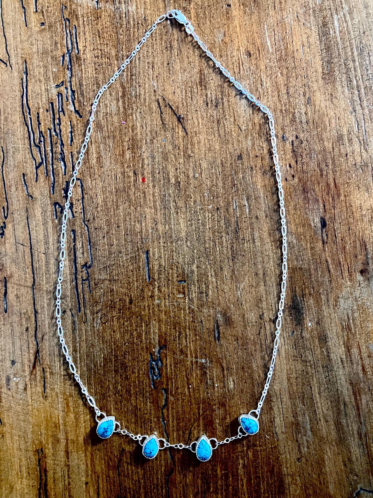 Turquoise Teardrop Necklace