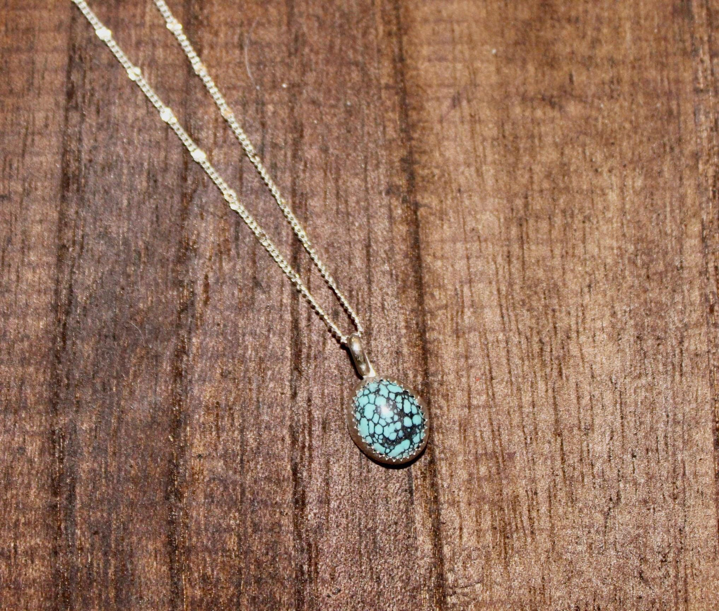 Sterling Silver Turquoise Necklace
