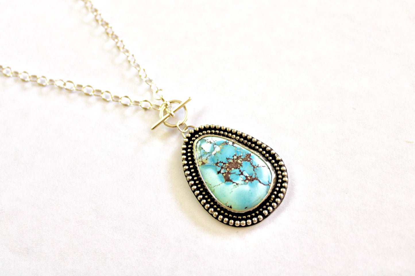 Golden Hills Turquoise Toggle Necklace