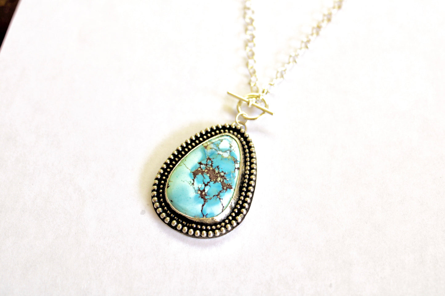 Golden Hills Turquoise Toggle Necklace