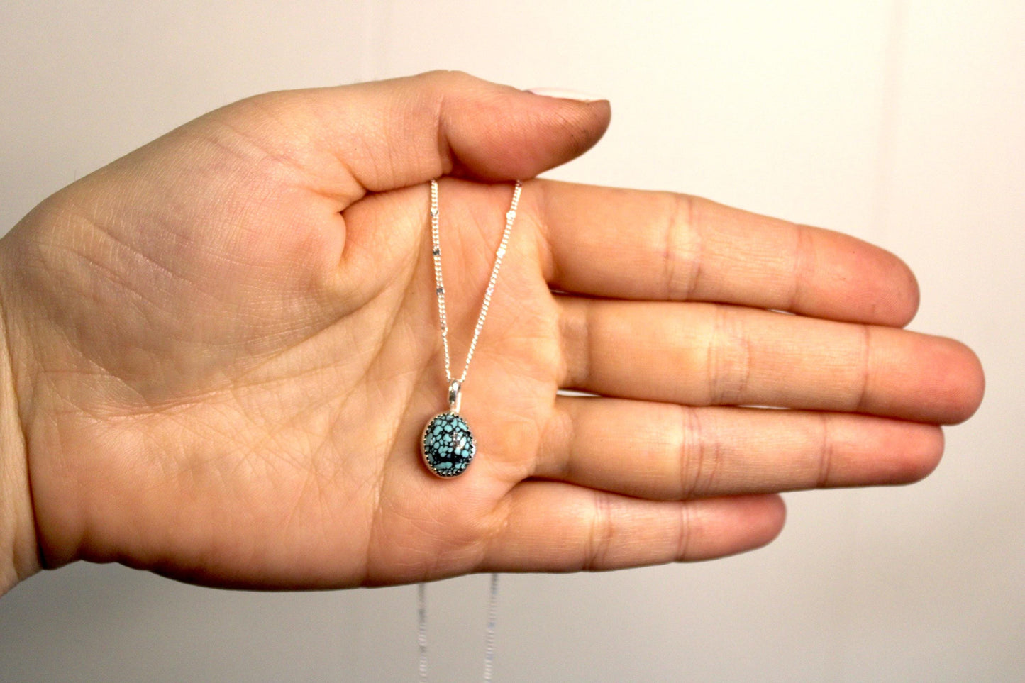 Sterling Silver Turquoise Necklace